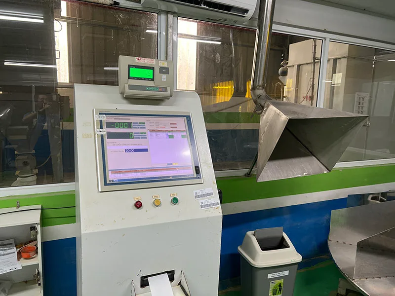 Trạm cân phân liệu bằng Barcode
